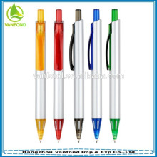 Hot selling cheap bic silver ballpoint pen for promotional gift